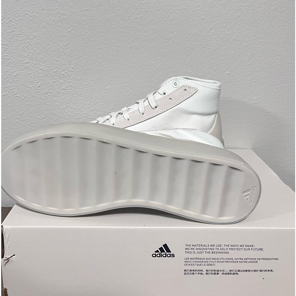 NWT Men's Adidas Znsored Hi White Sneakers - Picture 6 of 12